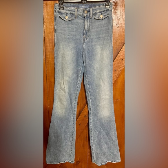 7 for All Mankind jeans size 26 modern A pocket with front flap pockets - Picture 5 of 9